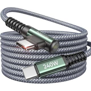AINOPE 240W USB C to USB C Cable 10FT - Fast Charging for iPhone 16 Pro Max, MacBook, iPad, Samsung & More