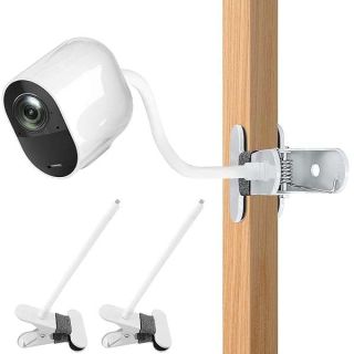 AOZTSUN 2-Pack Flexible Clamp Mount for Arlo Cameras - No Tools, No Damage, Easy Gooseneck Installation