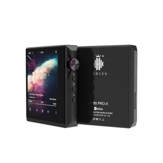 AP80 Pro-X MP3 Player: Bluetooth, Lossless Audio, Dual ESS9219C DAC, Hi-Res Portable Music Player in Black