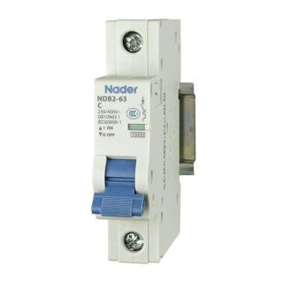 ASI AC Miniature Circuit Breaker - 1 Pole DIN Rail Mount 2 Amp 240 Volt Unit with Shock-Proof Terminations, Trip Curve C, L1 and Neutral Circuits