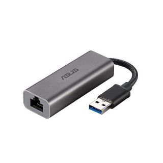 ASUS 2.5G Ethernet USB Adapter (USB-C2500) for Mac, Linux, Windows - Ideal for Gaming & Backward Compatible