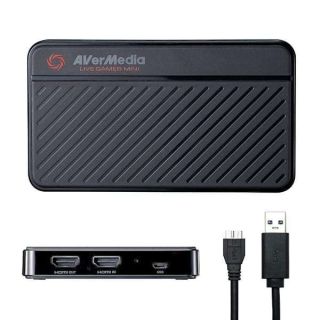 AVerMedia Live Gamer Mini, 1080p60 Capture Card with HDMI Pass-Thru, Plug & Play, for OBS, Xbox Series X/S, PS5, Switch, Win 11/macOS 12 (GC311)