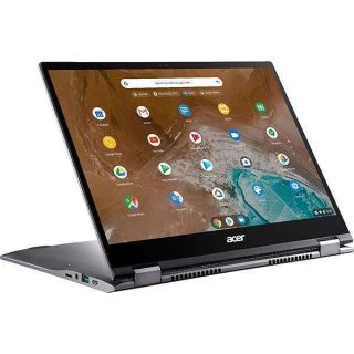 Acer - Chromebook Spin 713 2-in-1 13.5&amp;quot; 2K VertiView 3:2 Touch - Intel i5-10210U - 8GB Memory - 128GB SSD – Steel Gray