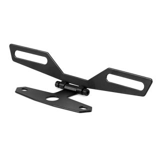 Acouto Folding Motorcycle License Plate Bracket & Tail Light Holder for ATV & Dirt Bike