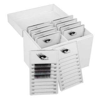 Acrylic Cosmetic Storage, 10 Layers Clear Eyelash Storage Box Makeup Organizer Eyelashes Glue Pallet Holders Grafting Eyelash Extension Tool