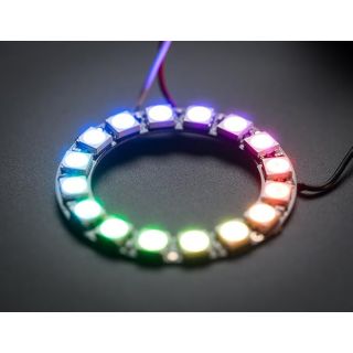 Adafruit NeoPixel Ring - 16 x 5050 RGB LED with Integrated Drivers [ADA1463]