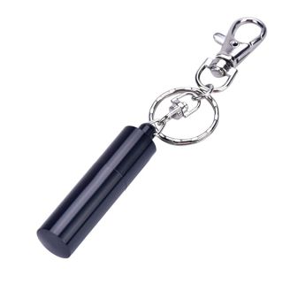 Alomejor Billiards Tip Repair Tool with Key Chain Holder Portable Billiard Pool Cue Tip Stick Pick Pricker Pricker Keychain Repair Tool (Black)