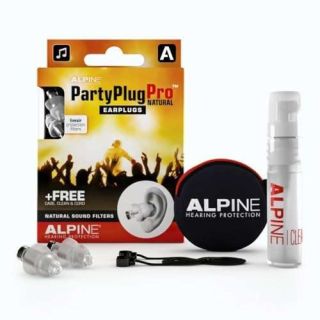 Alpine PartyPlug Pro: Reusable Noise Reduction Ear Plugs for Parties & Musicians - Soft, Invisible, Premium Filtered Protection