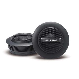 Alpine S-S10TW S-Series 1&amp;quot; Silk Dome Tweeter Set