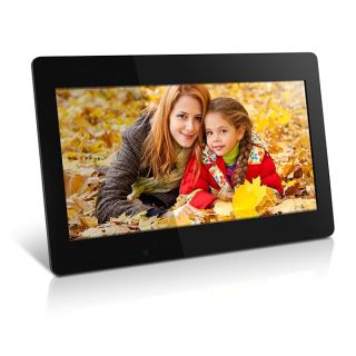 Aluratek (ADMPF118F) 18.5" Hi-Res Digital Photo Frame with 4 GB Built-In Memory and Remote (1366 x 768 Resolution), Photo/Music/Video Support, Wall Mountable,Black