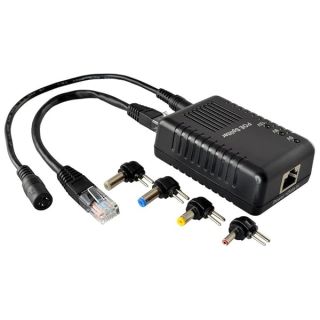 Amcrest Active PoE Splitter Adapter, IEEE 802.3af compliant, Up To 100 meters, 5V / 12V Output