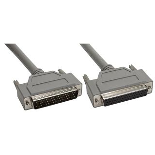 Amphenol CS-DSDMDB50MF-010 50-Pin DB50 Deluxe, D-Sub Cable, Shielded, Male/Female, 10', Gray