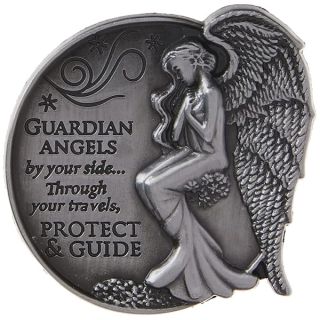 Angelstar 15690 Stars Guardian Angel Visor Clip Accent, 2-1/2-Inch,Grey