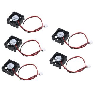 Antrader 3010 12V DC Brushless Cooling Fan 30x30x10mm for DIY 3D Printer Extruder Hotend V6 V5 CPU Humidifier Pack of 5