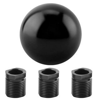 Aramox Gear Shift Knob, Car Universal Manual Knob Gear Shift Head Round Ball Shape (Black)