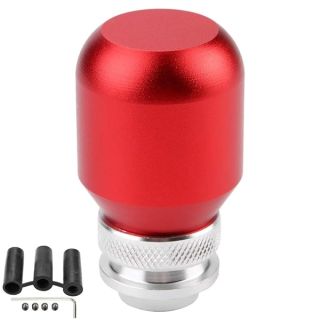 Aramox Gear Shift Knob, Car Universal Modification Manual Knob Gear Shift Head Shifter Lever Stick (Red)