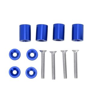 Aramox Hood Spacer Riser - Blue Aluminum Alloy Engine Ventilation for 6mm Motors