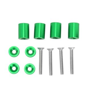 Aramox Green Aluminum Alloy Engine Hood Ventilation Spacer Riser for 6mm Motors