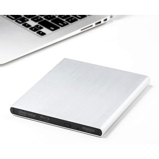 Archgon Premium Aluminum External USB 3.0 UHD 4K Blu-Ray Writer Super Drive for PC and Mac