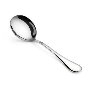 Artaste 59359 Rain 18/10 Stainless Steel Dinner Spoon (Rain Silver - Bouillon Spoon)