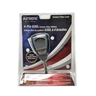 Buy Astatic 302636LCF 636L Noise-Canceling 4-Pin CB Microphone - XLR, Black | Top Quality Sound