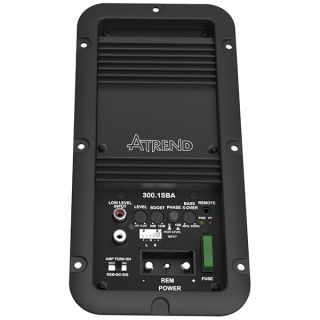 Atrend 3001SBA 336 Watt RMS, Class-D Amplifier Built into an Airtight & Impact Resistant Enclosure, Black