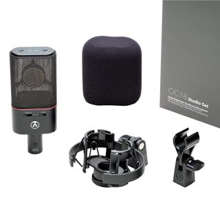 Austrian Audio OC18-STUDIO-SET, OC18 Microphone, Spider Mount, Mic Clip, Windshield, Case