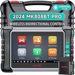 Autel MaxiCOM MK808BT PRO Scanner: 2024 Full Bidirectional Tool as MK900 MX900 MK900BT, BT Up of MK808S MX808S MK808Z MK808, 3000+ Active Tests, 28+ Resets, OE Diagnose, OS11, FCA, Sup. BT506/ MV108S