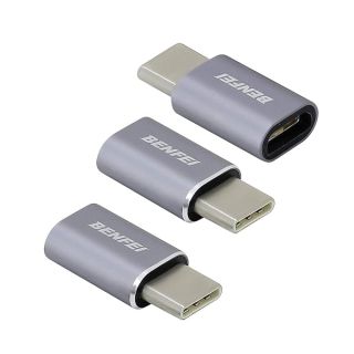 BENFEI Micro USB (Female) USB-C (Male) 3 Pack Adapter Compatible for MacBook 2018 2017 2016, Samsung Galaxy Note 8, Galaxy S8 S8+ S9, Google Pixel, Nexus, and More