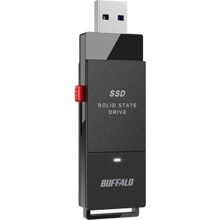 BUFFALO External SSD 1TB - Up to 600MB/s - USB-C - USB-A - USB 3.2 Gen 2 (Compatible with PS4 / PS5 / Windows/Mac) - External Solid State Drive Stick - ??SSD-PUT1.0U3B