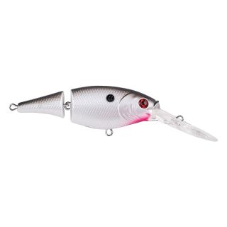 Berkley Flicker Shad Jointed Fishing Lure, Pearl White, 1/3 oz, 2 3/4in | 7cm Crankbaits, Size, Profile and Dive Depth Imitates Real Shad, Equipped with Fusion19 Hook