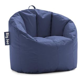 Big Joe Milano Beanbag Chair Navy Smartmax