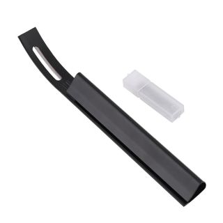 Black Safety Skiver Beveler Thinning Leather Craft Blade DIY Folds Seams Tool