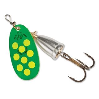 Blue Fox Classic Vibrax 04 Tackle, Fluorescent Green/Fluorescent Yellow/Silver UV, 3/8, 60-40-325IC