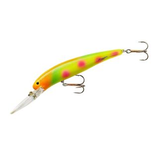 Bomber Lures Deep Long A B25A Slender Minnow Jerbait Fishing Lure, Fishing Gear and Accessories, 3 1/2", 3/4oz, Fruity Crush