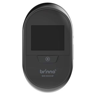 Brinno Duo Front Door Peephole Camera SHC1000W - Smart Home Security System with Mobile and Live Feed - Dual Image Storage with Data Privacy - No Fees, Quick, Easy Installation, Theft-Proof Design