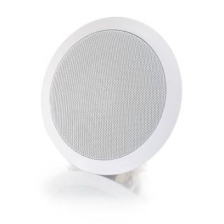 C2G Legrand Ceiling Mount Speaker, Round Ceiling Speaker, White Home Audio Speaker, 6 Inch Surround Sound Speaker, 1 Count, C2G 39904