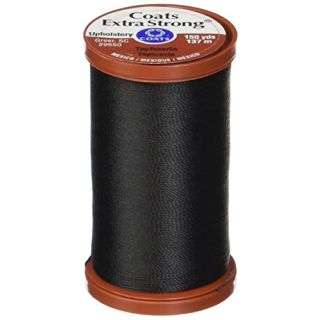 COATS & CLARK Extra Strong Upholstery Thread, 150-Yard, Black (S964-0900)