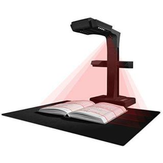 CZUR ET18 Pro Professional Document Scanner, 2nd Gen Auto-Flatten & Deskew Tech, 18MP HD Camera, Capture A3, 186 Languages OCR, Convert to PDF/Searchable PDF/Word/Tiff/Excel, Run On Windows & MacOS