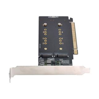 Cablecc 4X NVME M.2 AHCI to PCIE Express 3.0 Gen3 X16 Raid Card VROC Raid0 Hyper Adapter