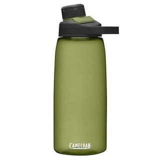 CamelBak Chute Mag BPA Free Water Bottle with Tritan Renew - Magnetic Cap Stows While Drinking, 32oz, Olive