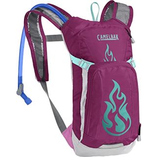 CamelBak Mini M.U.L.E. Kids Hydration Backpack for Hiking and Biking - 50oz, Baton Rouge/ Flames