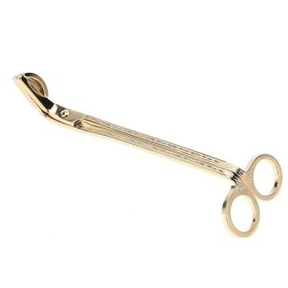 Candle Wick Trimmer, Polished Stainless Steel Wick Trimmer Scissors Tool Deep Into Candles to Cut Spent Wicks(Gold)