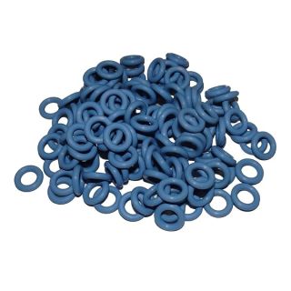 Captain O-Ring - Rubber Oring Keyboard Switch Dampeners Blue  (135 pcs w/screen cloth)