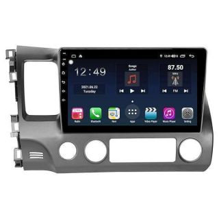 Car Stereo for Honda Civic 2006 2007 2008 2010 2011, Apple Carplay &amp; Android Auto, 10&amp;#039;&amp;#039; HD IPS Touchscreen Car Audio Receiver, Car Multimedia Player with SIM Card Slot, AM/FM Radio, AUX Input