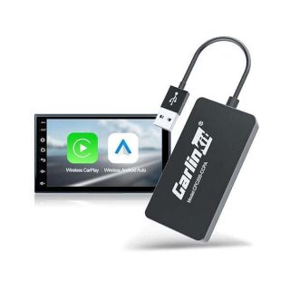 CarlinKit Wireless CarPlay USB Adapter Only Compatible with Android car radios. only for Android Version 4.4.2 or Above. APK Must be Successfully Installed Before use. Model:CPC200-CCPA