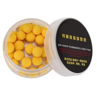 Carp Fishing Bait Needle, Up Baits,30pcs 10/12mm Smell Carp Fishing Bait Foam Up Soft Pellets Boilies Eggs/Floating Ball Beads Feeder Artificial Carp Baits Lure/Hair Rig(10MM