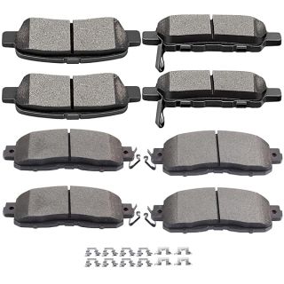 Ceramic Brake Pads Kits,SCITOO 8pcs Brakes Pads Set fit for 2013 2014 2015 2016 2017 for Nissan Altima