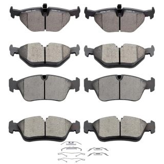 Ceramic Brake Pads Kits,SCITOO 8pcs Brakes Pads Set fit for BMW 318i,318is,318ti,3i,323Ci,323i,323is,325Ci,325i,325is,325xi,328Ci,328i,328is,Z3,Z4