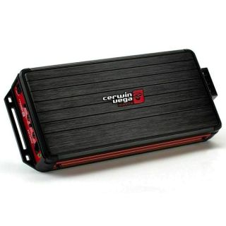 Cerwin-Vega VCU82 600W Max 2-Channel Class D 600W Full Range Amplifier with Remote Bass Control